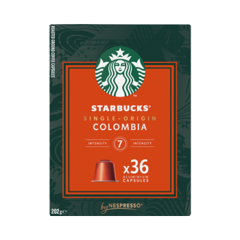 671533 Starbucks Single­ Origin Colombia 7 XXL, Nespresso ­kompatibel, 36 Aluminium Kaffeekapseln, 202g